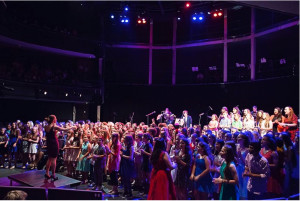 A shot of the choir altogether.  Together they sang a number of tunes on the day and then performed individually, too.